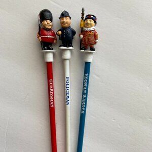 New Collectible pencils from England 3 pc